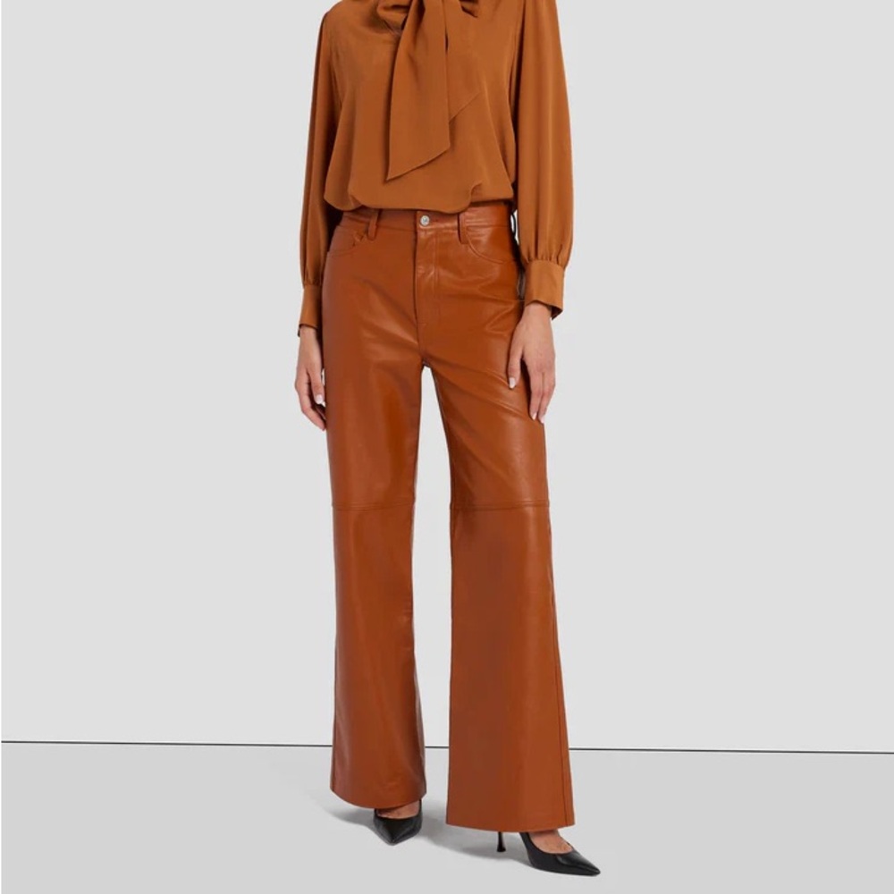 FAUX LEATHER PANTS